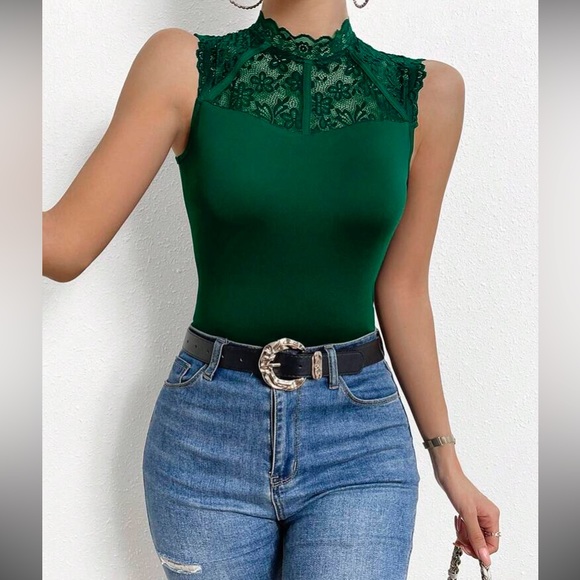 Tops - Boho lace detail top
